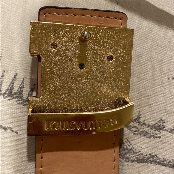 Monogrammed belt LV - Picture 4 of 7